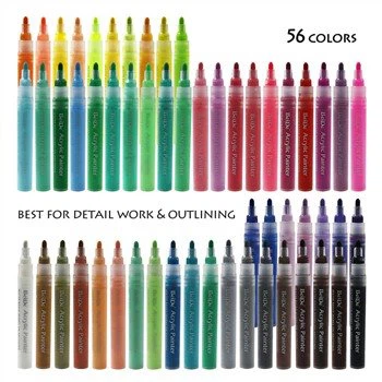 5mm Akrylové lakovacie pero Markery